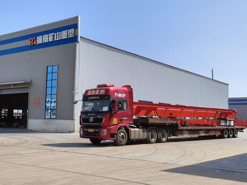 電動葫蘆門式起重機  MHxh10t—14m 外懸3.5/1.5m 制作完成，發(fā)往青海交付客戶使用